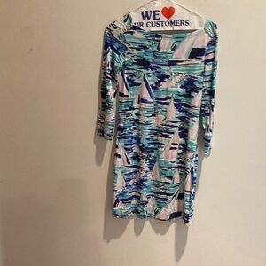 Lilly Pulitzer Multicolor Sailboat Print Dress